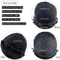 thumbnail image 6 of Pixie Cut Wigs Human Hair Wigs 1b/99J Color Short Layered Pixie Cut Wigs For Black Women Brazilian Virgin Human Hair Wigs Glueless Wigs Full Machine Made Wigs (1b/99j), 6 of 6