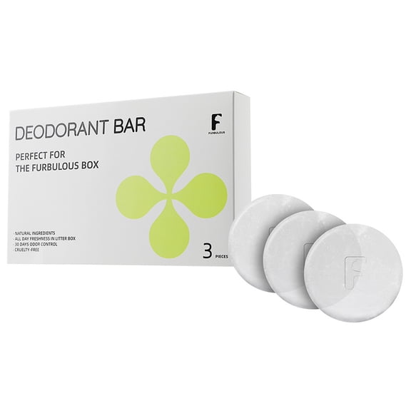 Deodorant Bar for Cat Litter Box – 3 Pieces, Natural Ingredients for Long-Lasting Odor Control Furbulous