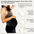 thumbnail image 3 of Unique Bargains Pregnancy Belly Band Breathable Support Brace Small Black, 3 of 7