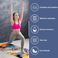 thumbnail image 2 of Rhinoceros Yoga Towel with Storage Bag, 72.8"x26.8" - Suitable for Yoga, Pilates, Fitness, Hot Yoga, and More, 2 of 6