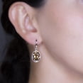 thumbnail image 5 of Arete para Mujer con Cristal Swarovski en Forma de Oval – Bañado en Rodio– Arete Elegante y Brillante, Aretes de Mujer de Moda– Joyería para Mujer de Moda– Regalo especial Ortiz Espinosa Temporada, 5 of 5
