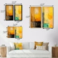 thumbnail image 4 of Designart "Rustic Memories of the Full Moon II" Modern Geometric Framed Wall Art Set Of 2 - Modern Gold Frame Gallery Set For Office Decor, 4 of 6