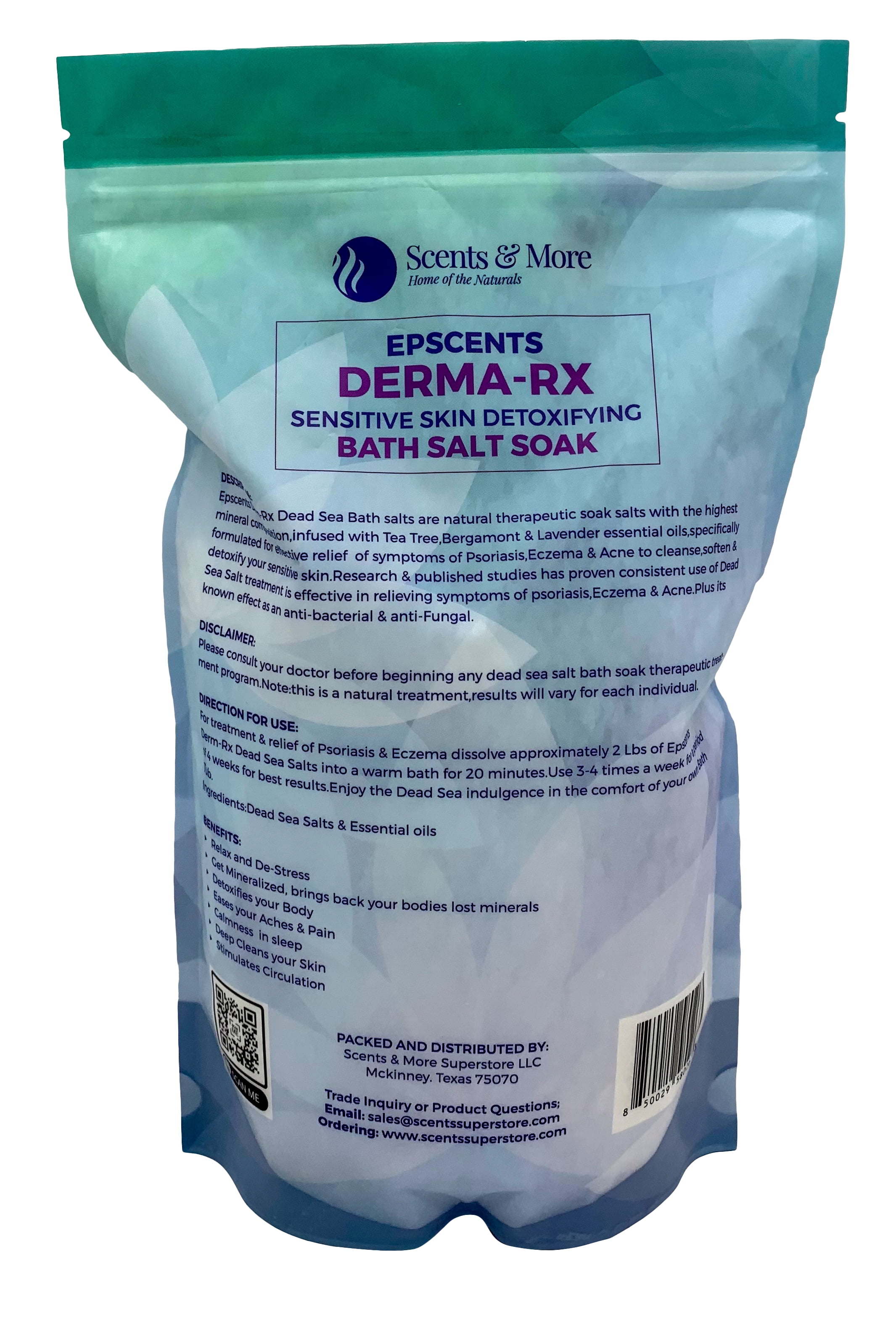 EPSCENTS DERMA-RX AROMATHERAPY BATH SALTS