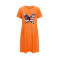 thumbnail image 5 of Shorts pour Femmes, Chemises à Manches Courtes pour Femmes, Chemise de Nuit Courte Surdimensionnée pour Femmes Mode avec Imprimé sur la Poitrine Robe de Nuit à Manches Courtes, 5 of 5