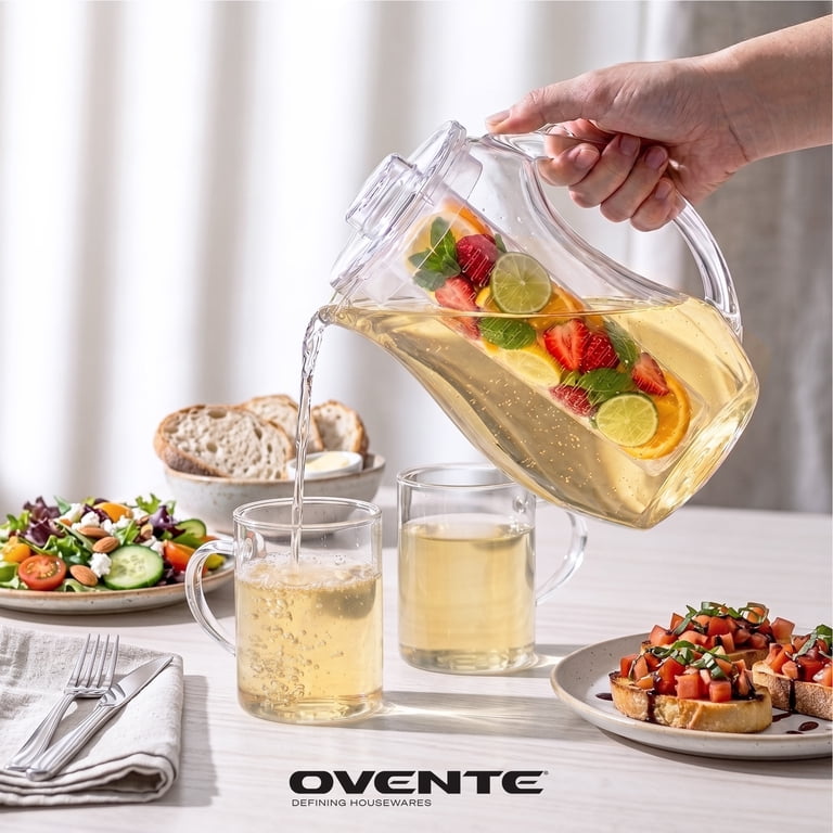 Ovente 2.5L Fruit & Tea Infusion Pitcher, BPA-Free, Drip Free
