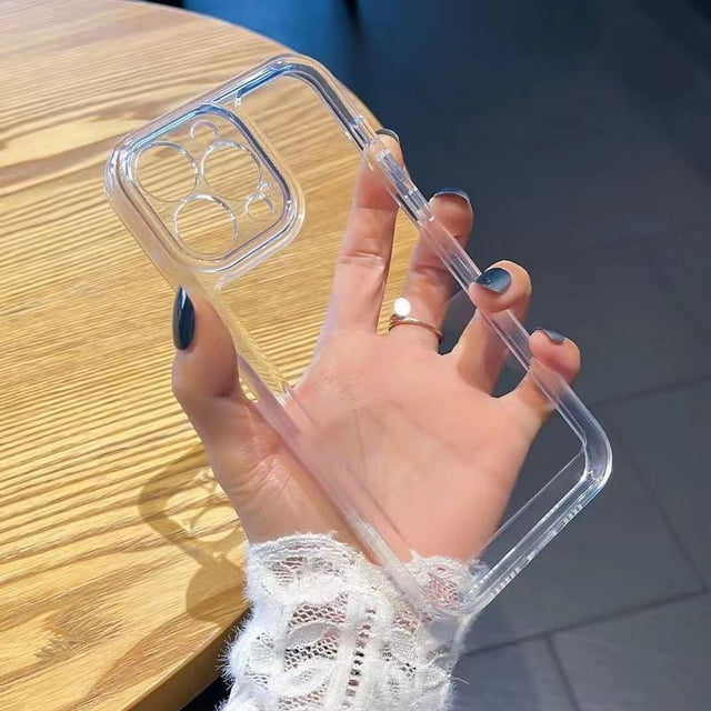 Aplicable a la carcasa del teléfono móvil Apple 15promax iphone14 carcasa espacial transparente 11 silicona 13 carcasa suave resistente a caídas
