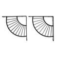 thumbnail image 1 of Weiweiguan 2pcs Shelf Support Bracket Wall Mounted Triangle Rack Shower Shelf With Screws, 1 of 6