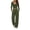 Olive Green, variant on DYTTDG Women’s 2‑Piece Outfit Set, V‑Neck Long Sleeve Crop Top & Drawstring Elastic Waist Wide Leg Pants with Side Pockets, Solid‑Color Casual Loungewear Suit for Fall Winter Daily