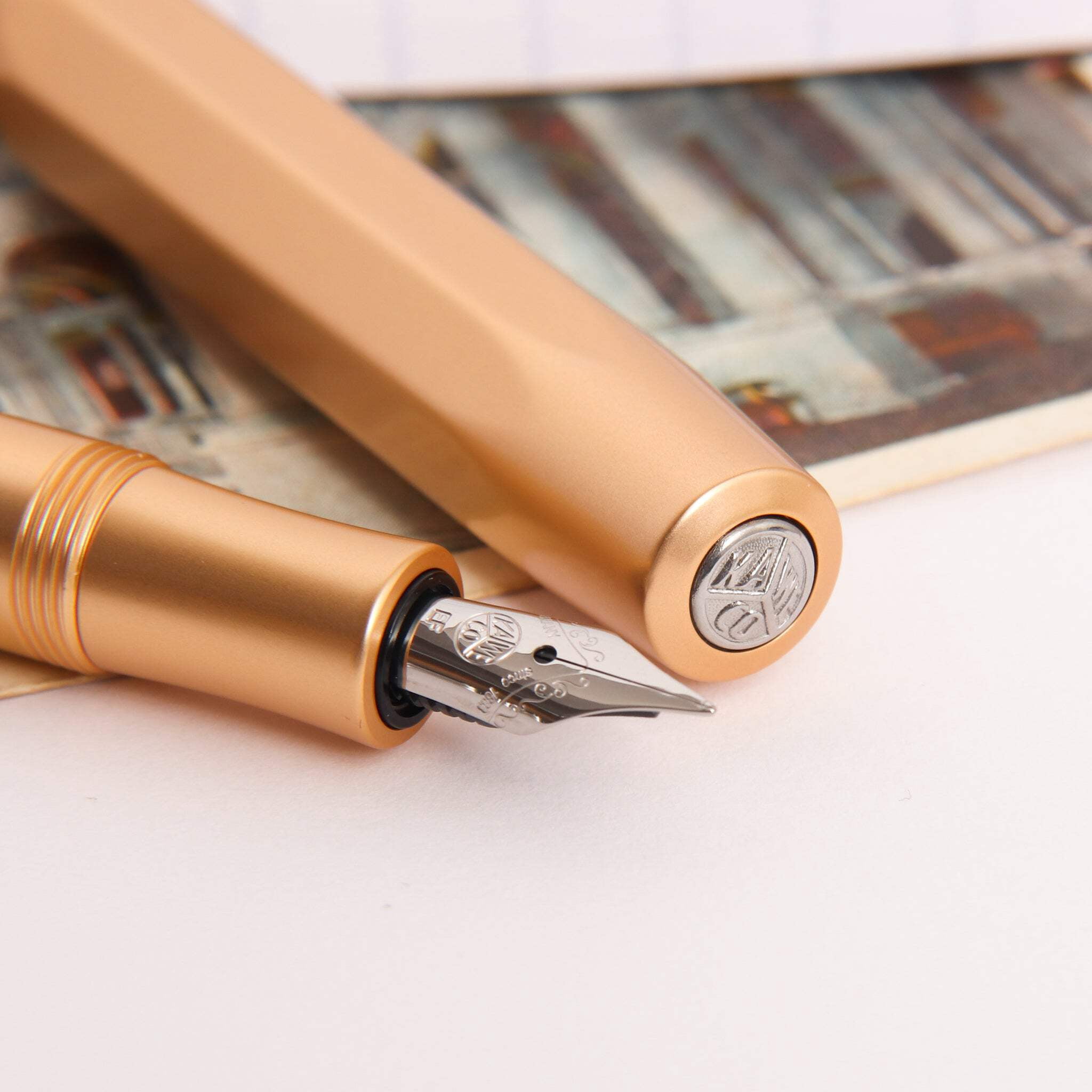 Kaweco AL Sport Gold Fountain Pen - Medium