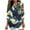 Navy#01, variant on JTZGDY Fall Tops for Women Dressy Casual Oil Painting Printed Long Sleeve V Neck Graphic Oversized Tunic Tshirt Blouse Loose Lightweight Pullover Green S