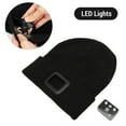 thumbnail image 3 of Gorro De Punto De Invierno Unisex, Faro Suave Gorro De Punto De Invierno Cómodo Lavable Talla única Puerto USB C Cálido Para Pasear Perros, 3 of 7