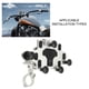 thumbnail image 4 of Motorcycle Phone Mount 540 Rotation 2 Speed Adjustable Stable Motorcycle Phone Holder for Motorbike Silver, 4 of 5