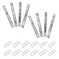 Soimiss 45Sets Heavy Duty Plated Silver Metal Clips for Paper Office Supplies Grip for Meetings