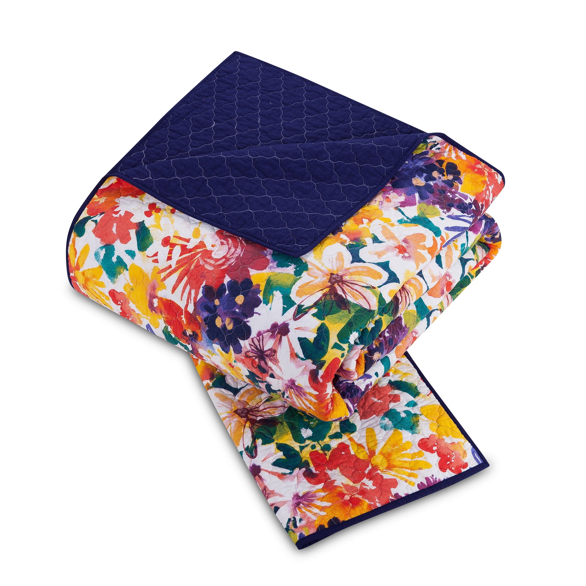 Makers Collective Garden in Bloom Purple 3-Piece Quilt Set, King