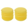 thumbnail image 1 of 10 x Yellow Car Wax Polish Applicator Pad Large 5Inch Soft Foam Sponge Pads, 1 of 8