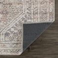 thumbnail image 6 of Hauteloom Barny Living Room, Bedroom Machine Washable Area Rug - Traditional Oriental Bohemian Vintage Distressed Carpet - Gray, Orange, Beige - 8'10" x 12', 6 of 15