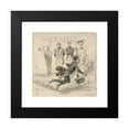 thumbnail image 2 of J. J. Grandville 21x20 Black Modern Framed Museum Art Print Titled - Illustration in Jerome Paturot, by Louis Reybaud, Paris, 1846 (ca. 1846), 2 of 5
