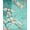Blue, variant on ODIKA 4'x6' Machine Washable Non-Slip Area Rug, Elegant Cherry Blossom with Teal Floral Accents and Non Slip Backing High Traffic Rug, Pink, 100586