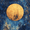 Stay Wild Moon Indigo Blue Gold Boho, variant on UXIEQU 2D Flat Autumn Forest Full Moon Canvas Wall Art, Fall Foliage Starry Sky Print, 15.75x11.81 Inches Rustic Nature Decor