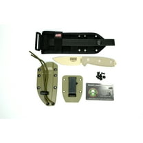 ESEE Knives ESEE 3P MB Fixed Blade Knife 3.88in Plain Edge Tan Micarta ESEE3PMBDT