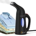 thumbnail image 1 of Potente vaporizador de viaje para ropa Vaporizador de mano para ropa Vaporizador de ropa de mano Removedor de arrugas para el hogar y los viajes Negro, 1 of 5