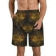 thumbnail image 1 of Balery Gold Dragonfly Mandala Traje de Baño Estilo Hawaiano para Hombre, Shorts de Secado Rápido con Bolsillos-3X-Large, 1 of 6