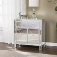 thumbnail image 5 of Glamorous Mirrored Bling Two Door Storage Accent Cabinet, 5 of 8