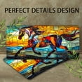 thumbnail image 4 of Stained glass Running Horse Front License Plate,Metal License Plate,Funny Standard Plates Personalized Novelty Decorative For Men/Women/Boys/Girls Car 6×12 Inch, 4 of 7