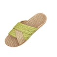thumbnail image 2 of Miqool Unisex Cloth Slippers Non-Slip Open Toe Slides Slip On Flat Sole Breathable Comfy Casual Sandals, 2 of 9
