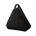 thumbnail image 3 of Cojín triangular decorativo para el suelo, cómodo para regalo de cumpleaños o viaje. Negro, 3 of 8