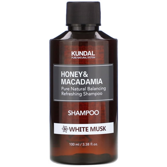 Kundal, Miel et Macadamia, Shampooing, Musc Blanc, 3,38 fl oz (100 ml)