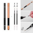 thumbnail image 1 of Amdohai Stylet de Précision 2 en 1 avec Recharge et Pointe Disque Stylet Tactile Capacitif pour Cellulaire Tablette Lot de 2 Pcs Or/or, 1 of 8