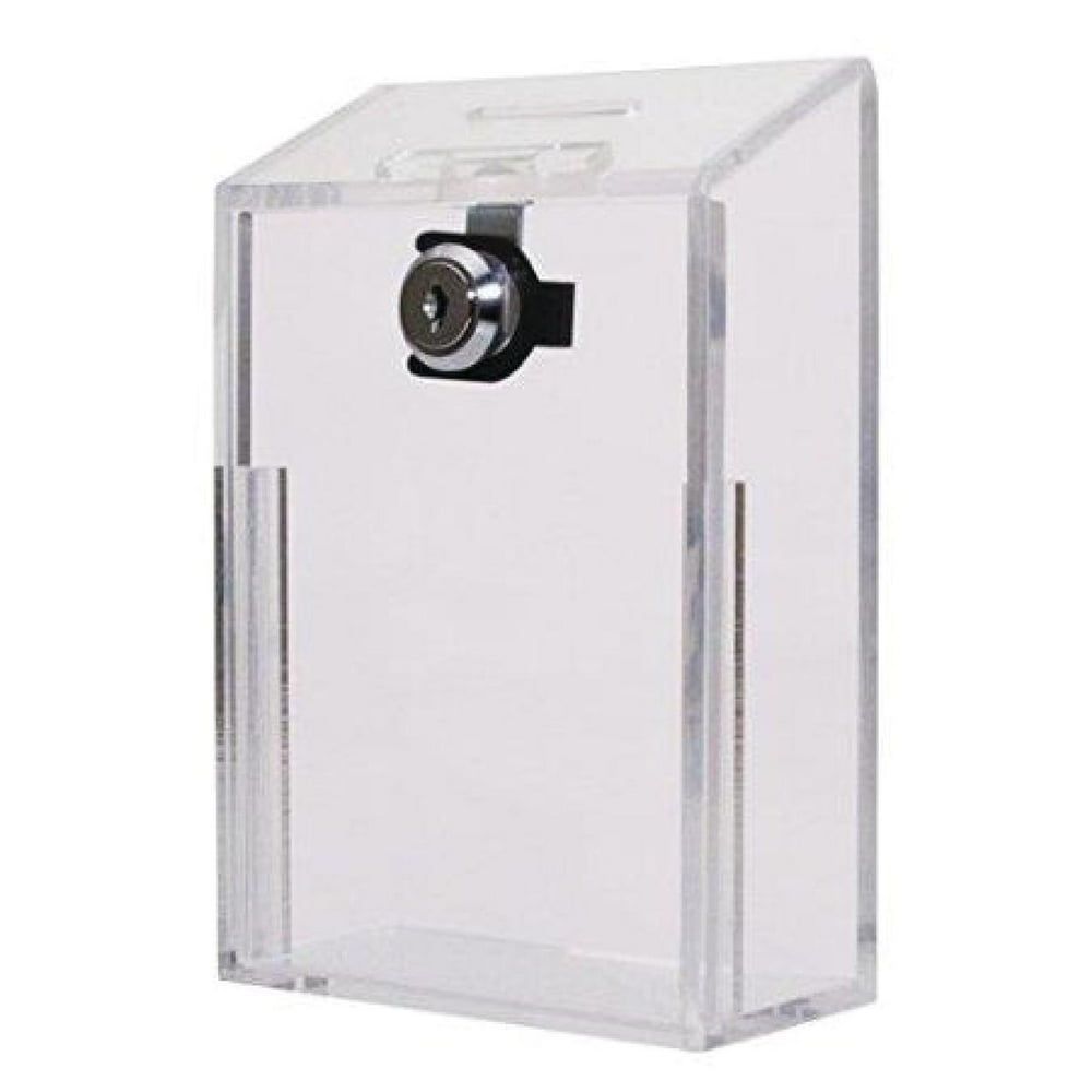MCB Acrylic Donation Box ,Suggestion Box ,Coin Collection Box With Lock