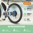 thumbnail image 4 of Bafang Ebike Conversion Kit 48V750W29" Rear Wheel Cassette Hub Motor Electric Bike Accessories with 48V Ebike Battery（Display Optional）, 4 of 8