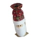 thumbnail image 5 of 1 Pieza Botella Bolsa Plaid Santa Claus para para de Caramelos Adornado rojo Macarena Cubierta de la botella de vino de navidad, 5 of 5