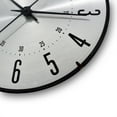 thumbnail image 4 of 10" Silver Aluminium Dial Analog QA Wall Clock with Dome Glass Lens and Modern Silver Finish, 4 of 6