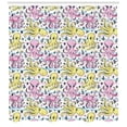 thumbnail image 3 of Ambesonne Octopus Shower Curtain, Cartoon Underwater Animals, 69"Wx84"L, Pink Yellow Pale Blue, 3 of 3
