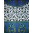 thumbnail image 4 of India Arts Rideau à Pattes Paons en Coton 44 Pouces x 88 Pouces Bleu, 4 of 4