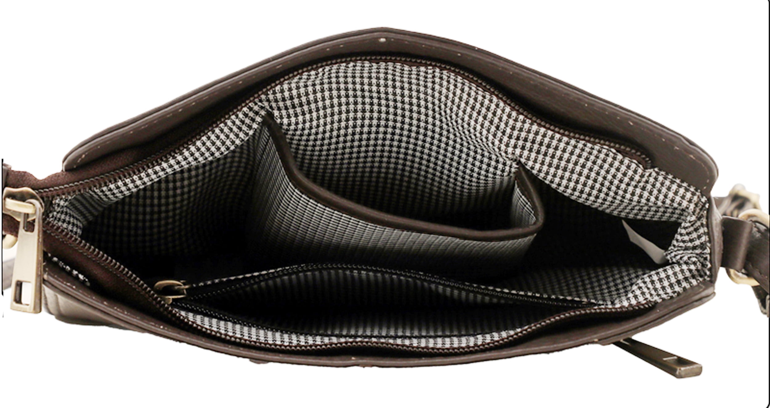 Leather Crossbody Purses For Women- Small Shoulder Handbag With Adjustable Strap