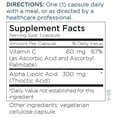 thumbnail image 2 of Metabolic Maintenance Alpha Lipoic Acid - 300mg ALA Supplement - Antioxidant Support for Nerve + Liver Health (90 Capsules), 2 of 5
