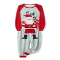 thumbnail image 3 of Pyjamas de Noël Assortis pour Famille Ensemble Pyjama Imprimé Père Noël Vêtements de Nuit pour Couples Enfants Bébé, 3 of 8