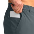 thumbnail image 5 of Men's Lightweight Shorts Golf Shorts with Pockets Stretch Quick Dry for Casual Travel Dark Gray XL, 5 of 5