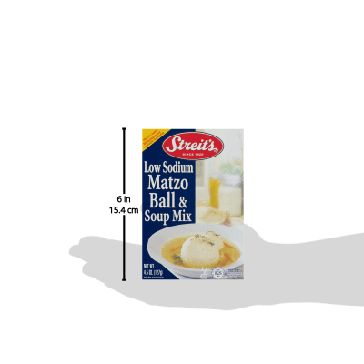 Streit's Matzo Ball & Soup Mix-Low Sodium KPY, Matzo Ball & Soup Mix-Low Sodium KPY 128g