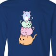 thumbnail image 4 of Inktastic Kawaii Kitten Stack Long Sleeve Youth T-Shirt, 4 of 5