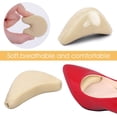 thumbnail image 4 of MSHUN Soft Sponge Adjustable Shoe Filler, 4 Pieces Toe Filler Inserts Unisex Breathable Soft Big Toe Plug Forefoot Pad Shoe Filler for High Heel Foot Pain Relief for Women Girls (Apricot), 4 of 7