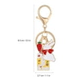 thumbnail image 2 of 2 Pcs Keychains for Women and Girls Lovely Pendants Key Chains Key Ring Holders Charms for Bag Purse Backpack, 2 of 7