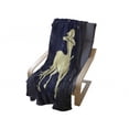 thumbnail image 4 of Zodiac Sagittarius Soft Flannel Fleece Throw Blanket, Starry Night with Constellation Silhouette of a Centaur, Cozy Plush for Indoor and Outdoor Use, 50" x 60", Pale Yellow Dark Blue, by Ambesonne, 4 of 6