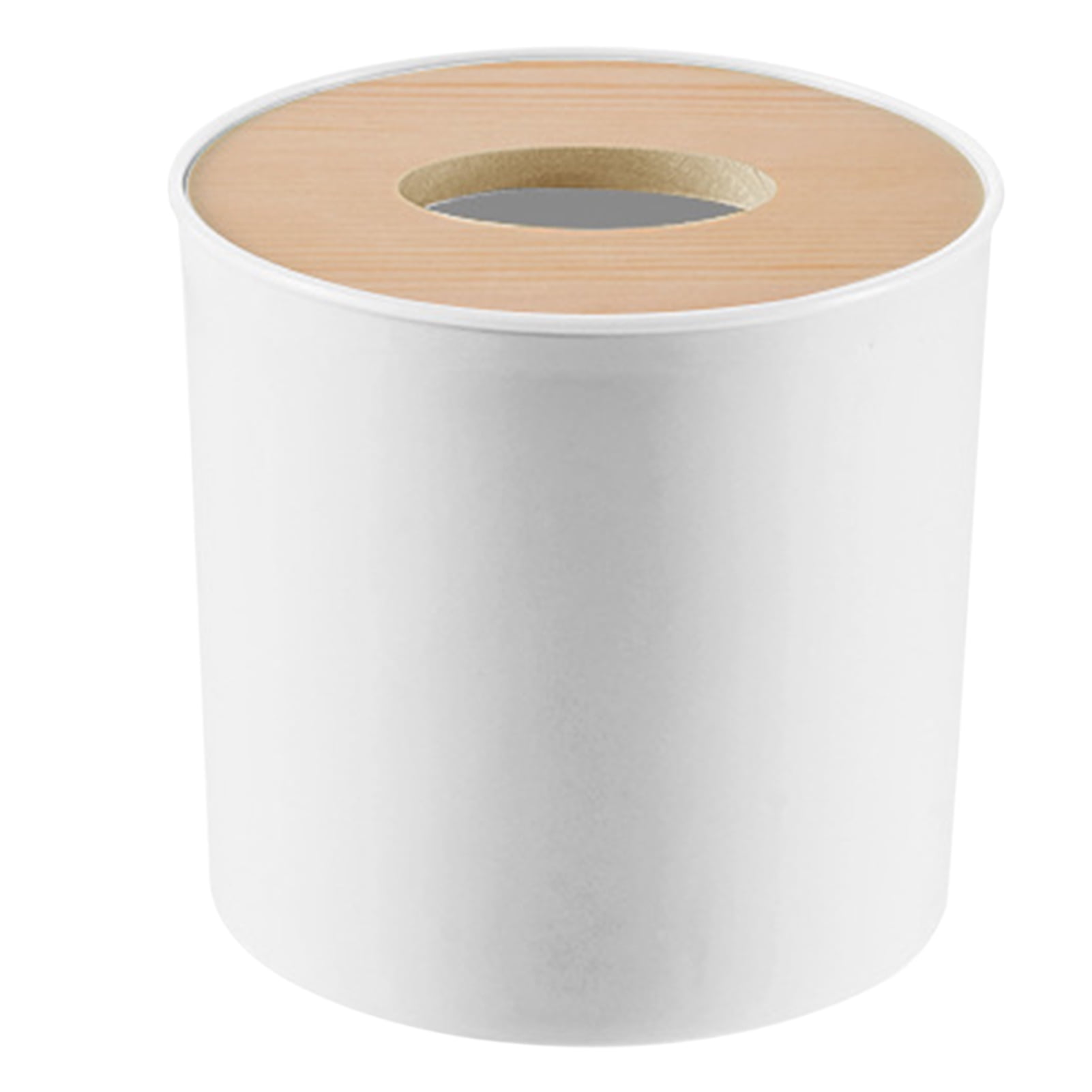 Household Tissue Box Wooden Toilet Napkin Storage Bathroom Paper Roll Dispenser 