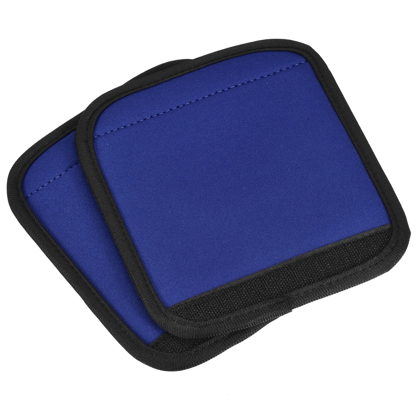 Leather Handle Wraps [3PCS Sky Blue] - Purse & Suitcase Handle Covers With Metal Clasps