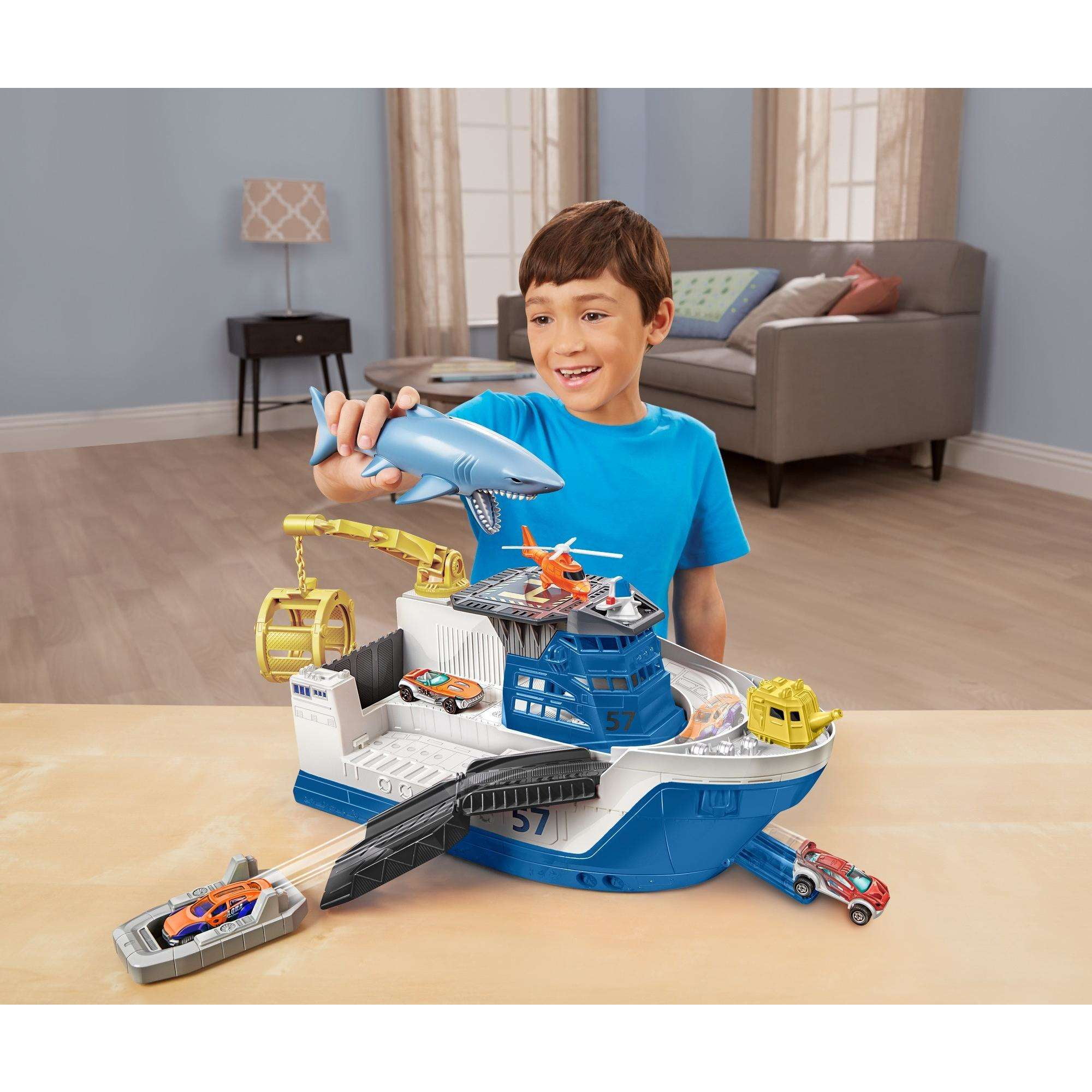 matchbox shark ship walmart